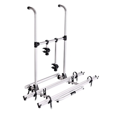 Thule Sport G2 Standard cykelhållare med två spår och vertikala stödbalkar för stabilitet.